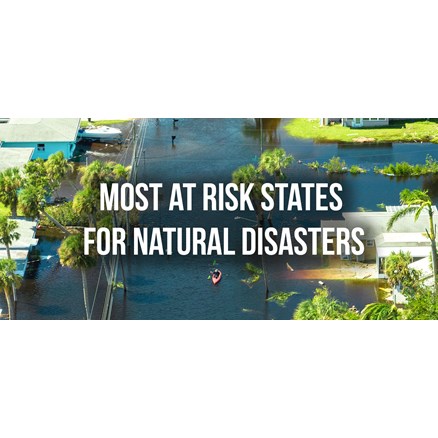 Most at Risk States for Natural Disasters