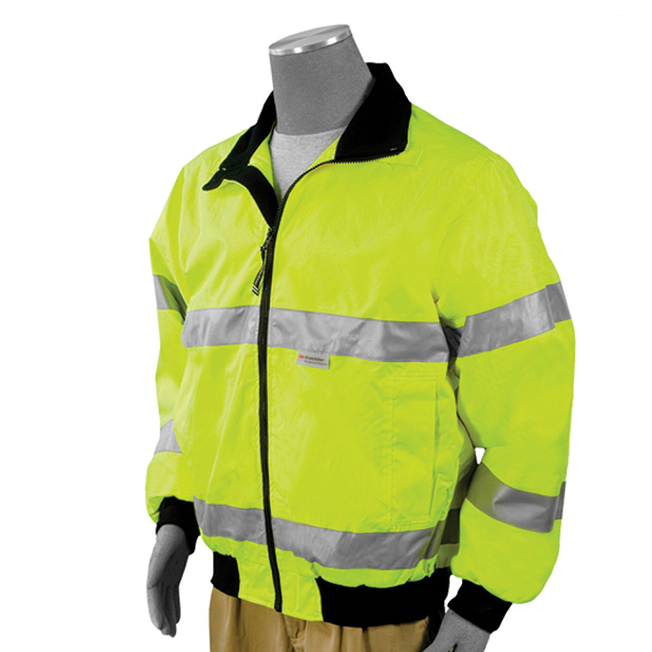 Hi Vis Yellow Standard Bomber Jacket | Provincial Safety