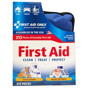 Kit de primeros auxilios de 312 piezas, estuche flexible