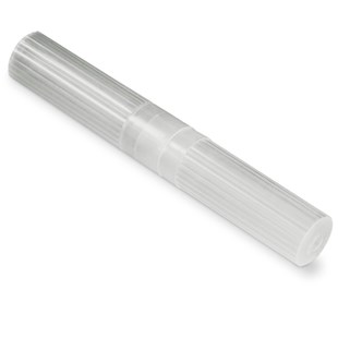 Portacepillos, tubo transparente x 100