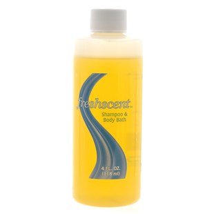 Champú y gel corporal 4 oz (botella transparente) x 60