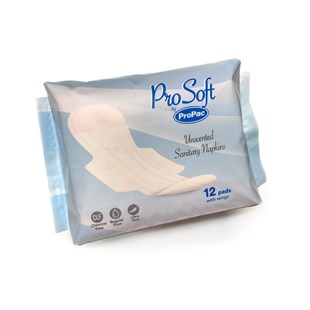 Toallas sanitarias - paquete de 12 x 4 (48)