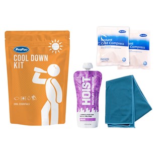 Kit en bolsa Grab & Go para el calor del verano (Caja de 25)