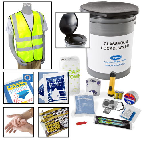 Lockdown Survival Kit for Classrooms School Safety Supplies