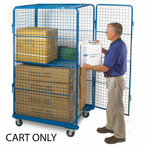 Buy CONECARTS Small cart - with rubber mat - two shelves  (CNC1#A0A00W01R2B00) - AF Marcotec